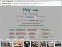 Tablet Screenshot of hoffmanamps.com
